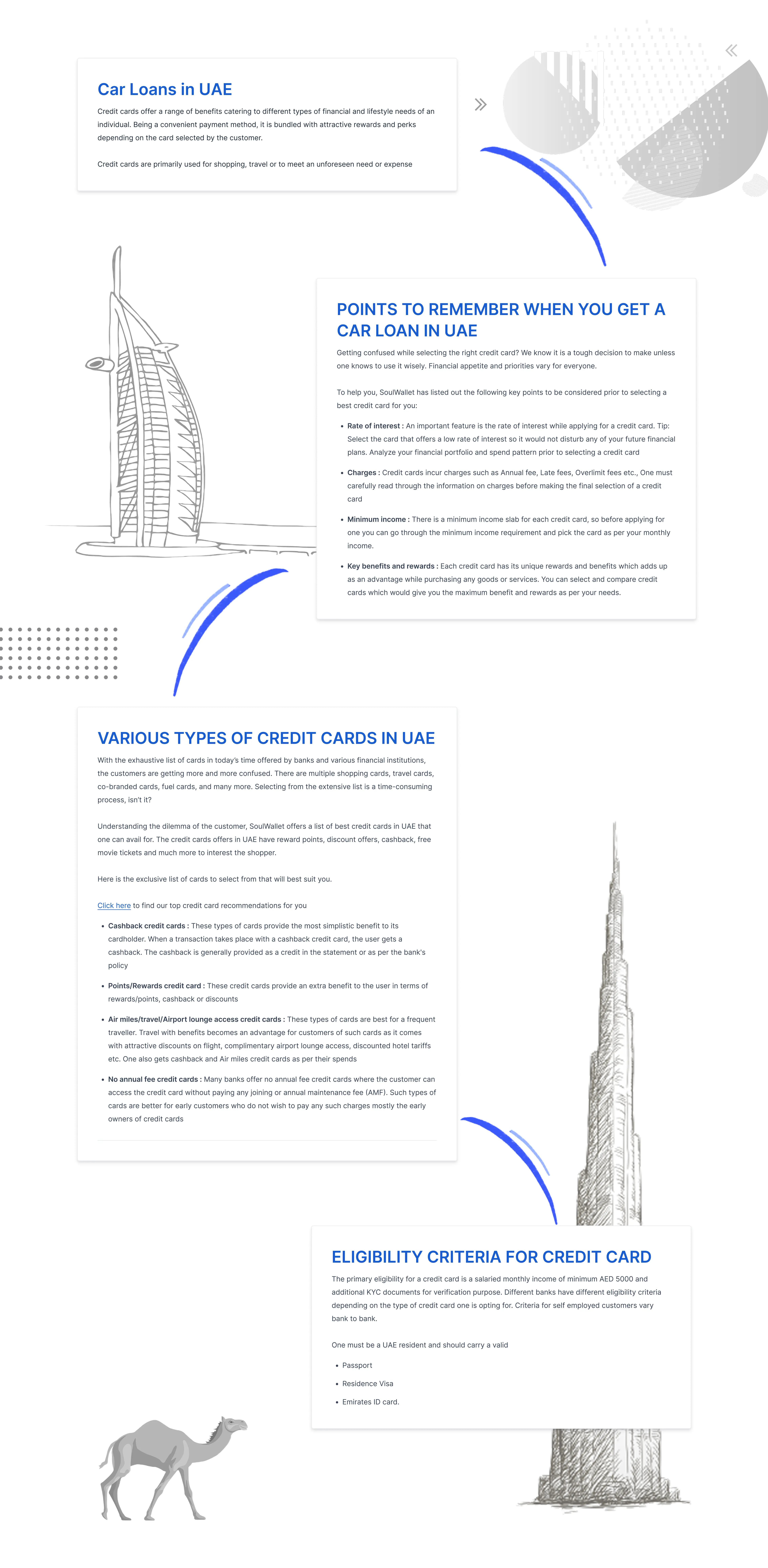SoulWallet car loan breakdown and description