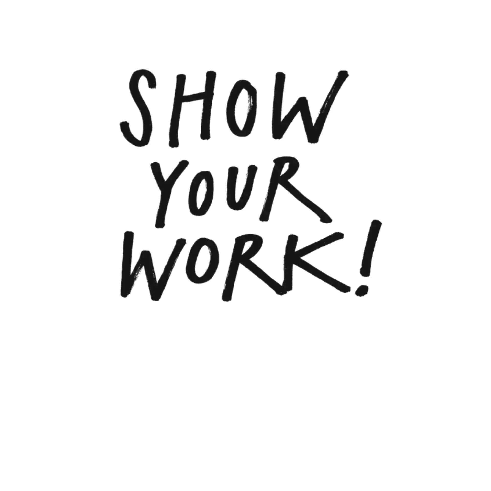 Cover of Show Your Work