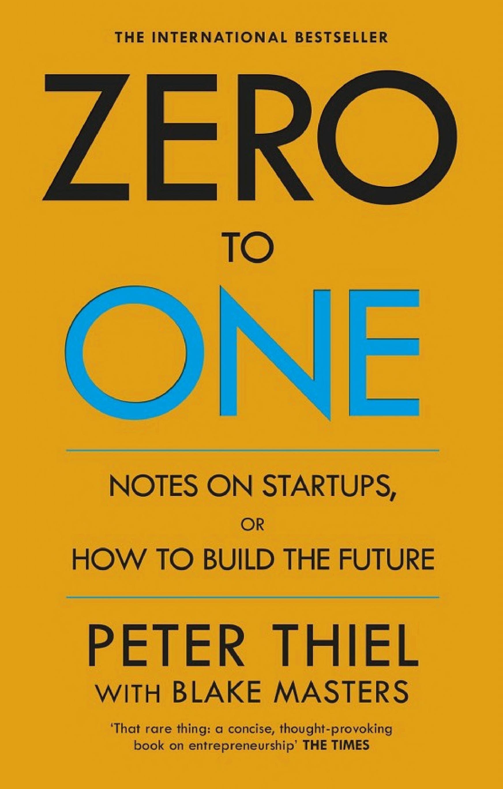 Cover of Zero to One
