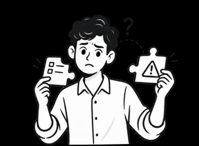 Illustration: findings were disconnected from questionnaire decisions